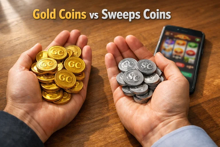 How sweepstakes casinos work with Gold Coins and Sweeps Coins dual-currency system